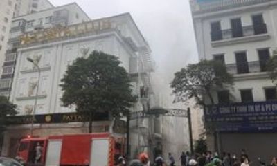 Hà Nội: Dập tắt đám cháy tại quán karaoke Pattaya Club