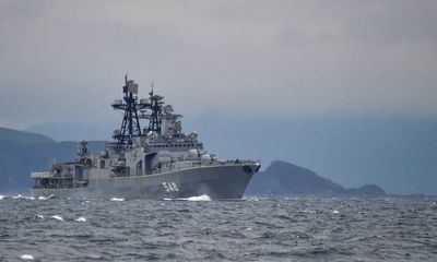 Nga điều 100 tàu chiến và máy bay tập trận trên biển Nhật Bản
