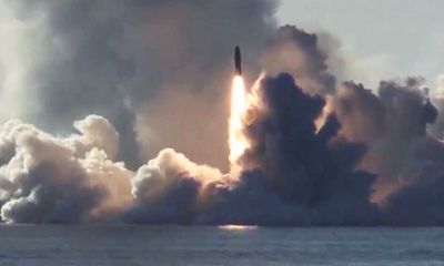  Nga phóng thử thành công tên lửa liên lục địa Bulava từ tàu ngầm hạt nhân mới