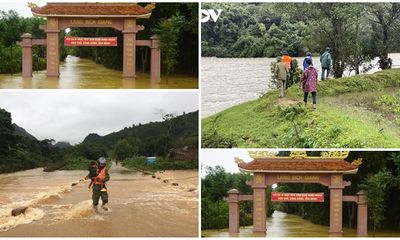 40 người tìm kiếm cặp vợ chồng mất tích trong mưa lũ ở Quảng Trị