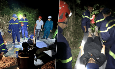 Xuyên đêm giải cứu 2 du khách TP.HCM kiệt sức trên núi Cô Tiên