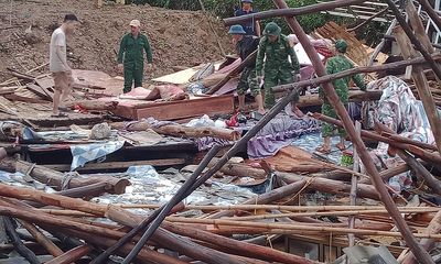 Điện Biên: Mưa đá kèm dông lốc gây thiệt hại nhà dân