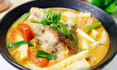 Ăn - Chơi - Công thức làm món canh măng chua cá rô phi chống ngán