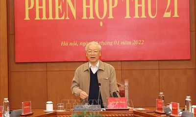 Kết luận của Tổng Bí thư Nguyễn Phú Trọng tại Phiên họp thứ 21 của Ban Chỉ đạo Trung ương về phòng, chống tham nhũng, tiêu cực