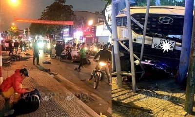 Quảng Ninh: Xe Santafe gây tai nạn liên hoàn, 5 người thương vong