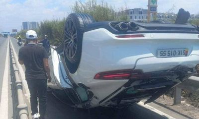 Tin tức tai nạn giao thông mới nhất ngày 20/3: Tài xế xe Porsche tông nhiều xe máy rồi lật ngửa trên đường 