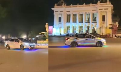 Vụ ô tô drift trước Nhà hát Lớn Hà Nội: Công an tạm giữ phương tiện