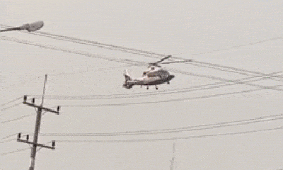 Video: Giải đáp cảnh tượng trực thăng bay lên cao nhưng cánh quạt vẫn 
