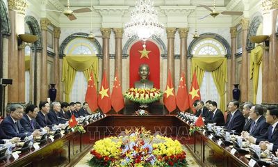 Chủ tịch nước Võ Văn Thưởng hội kiến Tổng Bí thư, Chủ tịch nước Trung Quốc Tập Cận Bình