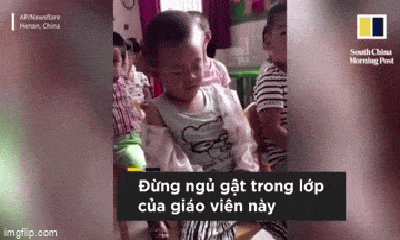 Video: Học sinh ngủ gật trong lớp, cô giáo dùng ngay “chiêu độc” làm cậu bé tỉnh ngay tức khắc