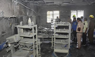 Bệnh viện ở Ấn Độ cháy lớn, ít nhất 10 người thiệt mạng
