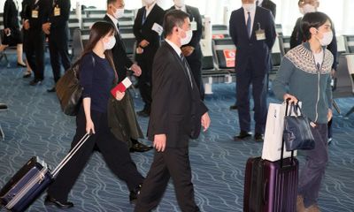 Cựu công chúa Nhật Bản và chồng lên đường sang Mỹ