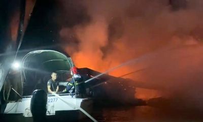 Hỏa hoạn thiêu rụi 4 tàu cá của ngư dân, thiệt hại khoảng 5,5 tỷ đồng