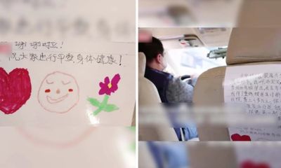Lá thư tay từ bé gái mắc bệnh não gửi đến hành khách của người bố làm tài xế