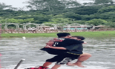 Thanh niên hào hứng chơi đứng nước flyboard và cái kết “ướt sũng” khiến dân tình cười ngất