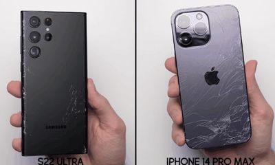 Mặt lưng iPhone 14 Pro Max bị nứt ngay từ lần đầu thả rơi