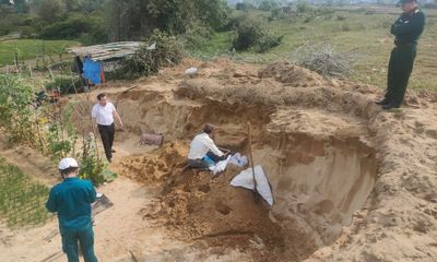 Đà Nẵng: Phát hiện bộ xương người khi đào đất trồng rau