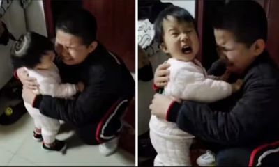 Gia đình - Tình yêu - Xa nhau 20 ngày, anh trai bật khóc ôm chặt em gái khiến dân tình xúc động