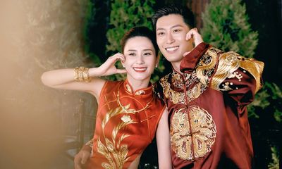 Loạt ảnh cưới của Đậu Kiêu và ái nữ vua sòng bạc Macao: Cô dâu chú rể khoe nhan sắc cực phẩm