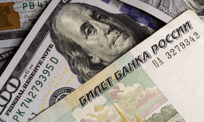 Đồng rúp Nga giảm xuống mức thấp nhất trong hơn 14 tháng so với đồng USD