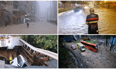 Hong Kong sau trận mưa kỷ lục: Đường biến thành sông, nhiều người phải nhập viện