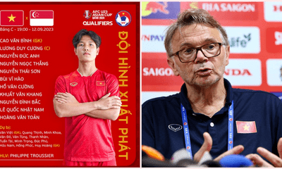 Bóng đá - Đội hình xuất phát U23 Việt Nam vs U23 Singapore: Nhiều gương mặt mới