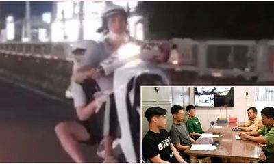 Xử lý 3 thanh niên “làm xiếc” trên xe máy, quay clip đăng lên mạng câu like