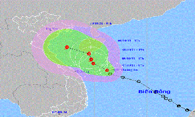 Áp thấp nhiệt đới trên Biển Đông có khả năng mạnh lên thành bão, gây mưa lớn ở miền Trung