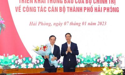 Ông Đỗ Mạnh Hiến điều hành Đảng bộ TP.Hải Phòng