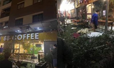 Hà Nội: Điều tra vụ người đàn ông rơi từ tầng 12 chung cư Linh Đàm, xuyên thủng mái quán cà phê