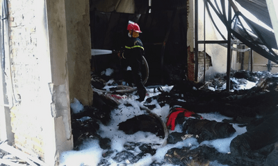 Cháy xưởng may 300m2 ở Hà Nội, 1 người tử vong
