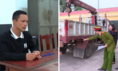 Lời khai của tài xế ô tô tải cố tình chèn ngã xe máy ở Phú Thọ
