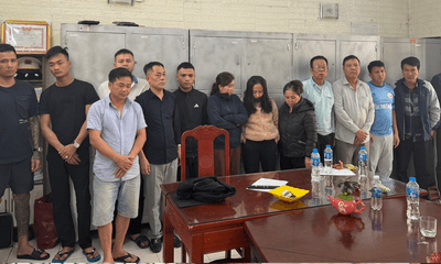 Phá sới “xóc đĩa” ở Thanh Hóa, bắt giữ 14 đối tượng