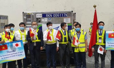 Nhật Bản viện trợ thêm 1 triệu liều vaccine AstraZeneca cho Việt Nam