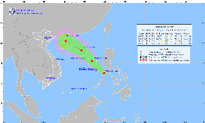 Vùng áp thấp trên biển Đông có thể mạnh lên thành áp thấp nhiệt đới, miền Bắc mưa lớn kéo dài 3 ngày