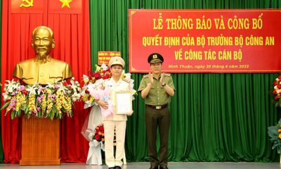 Chân dung tân Giám đốc Công an tỉnh Ninh Thuận vừa được bổ nhiệm