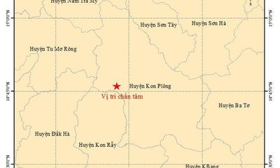 Nóng: Động đất rất lớn ở Kon Tum, Quảng Nam, Đà Nẵng nghe rung lắc mạnh