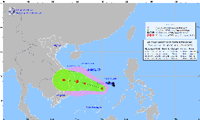 Tin áp thấp nhiệt đới trên biển Đông