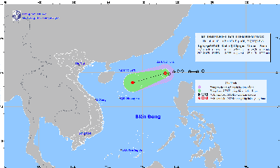 Tin áp thấp nhiệt đới trên biển Đông mới nhất