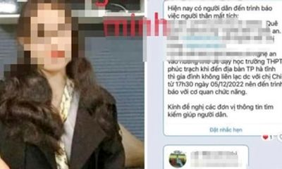 Tin trong nước - Nữ giáo viên tiếng Anh 22 tuổi ở Hà Tĩnh mất liên lạc được tìm thấy ở Quảng Bình