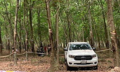 Vụ nữ kế toán bị giám đốc người Trung Quốc sát hại: Tìm thấy xe bán tải trong rừng cao su