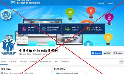 Cảnh báo fanpage mạo danh BHXH Việt Nam lừa đảo người dân