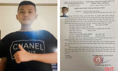 Tìm kiếm tung tích thiếu niên 15 tuổi mất tích bí ẩn hơn 10 ngày ở Hà Tĩnh