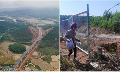 Xuất hiện đối tượng phá dỡ hàng rào thép gai trên cao tốc Cam Lộ- La Sơn