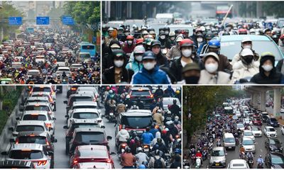 Đường phố Hà Nội ùn tắc, người dân chật vật di chuyển trong ngày đi làm đầu tiên năm 2024