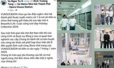 Sở VH&TT TP.HCM không chấp thuận tổ chức show thời trang tại ga Metro số 1