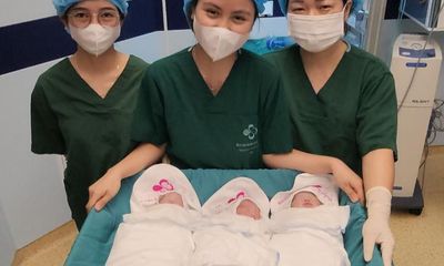 Phú Thọ: Mổ đẻ thành công cho sản phụ mang 3 thai vô cùng hiếm gặp