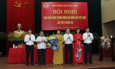 Nữ Phó Chủ tịch UBND tỉnh được bầu làm Phó Chủ tịch BCH Trung ương Hội Nông dân Việt Nam