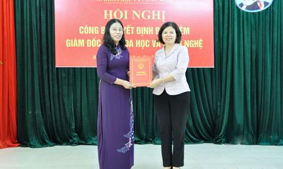 Bắc Ninh: Nữ hiệu trưởng được bổ nhiệm làm giám đốc sở