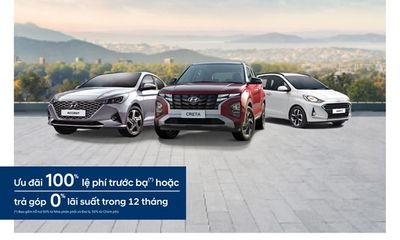 Xã hội - Hyundai Long Biên ưu đãi 100% lệ phí trước bạ - Lựa chọn trả góp 0% lãi suất trong 12 tháng